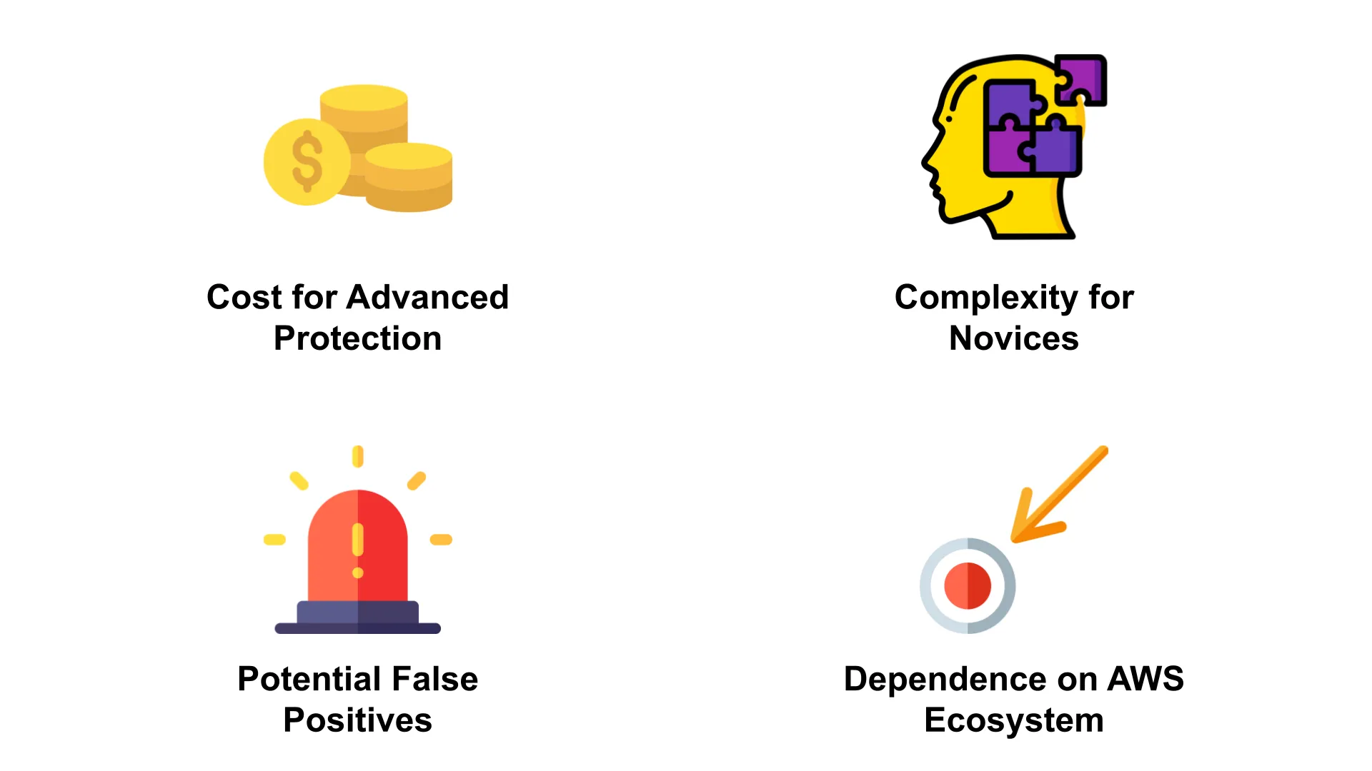 AWS Shield weaknesses